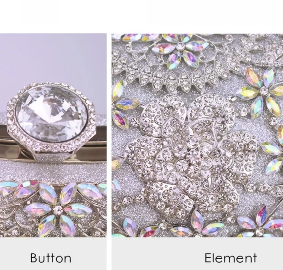 Crystal Evening Clutch Bags - Picture 2 of 3